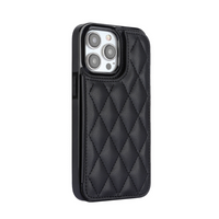 iPhone 11 Pro Max hoesje - Backcover - Pasjeshouder - Kunstleer - Zwart - thumbnail