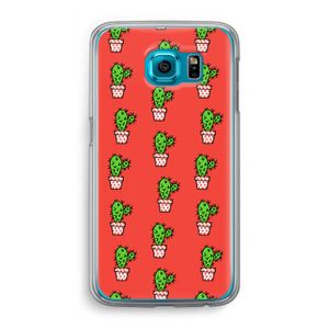 Mini cactus: Samsung Galaxy S6 Transparant Hoesje