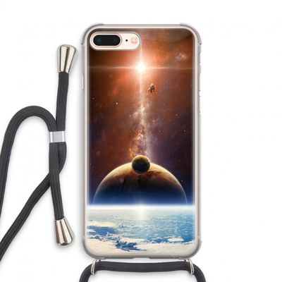 Omicron 2019: iPhone 7 PLUS Transparant Hoesje met koord