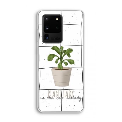 Kamerplant op vensterruit: Samsung Galaxy S20 Ultra Transparant Hoesje