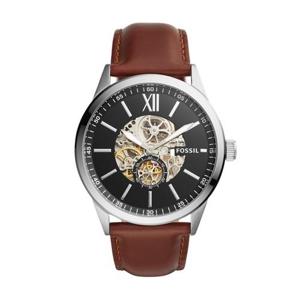 Fossil Flynn automatisch bruin lederen horloge Bq2270