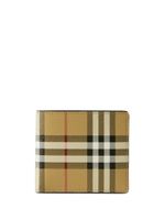 Burberry portefeuille pliant à motif Vintage Check - Tons neutres