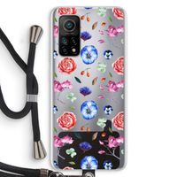 Bloemetjes: Xiaomi Mi 10T 5G Transparant Hoesje met koord