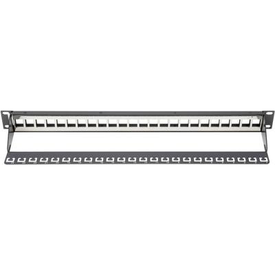 Digitus DN-91411 24 poorten Netwerkpatchpaneel 483 mm (19) Zonder connectoren 1 HE Meerdere kleuren Niet ingericht