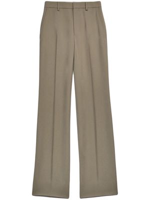 AMI Paris pantalon en laine vierge à coupe ample - Tons neutres