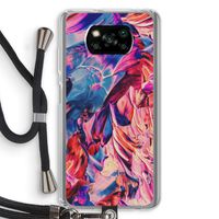 Pink Orchard: Xiaomi Poco X3 NFC Transparant Hoesje met koord