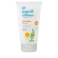 Green People Organic children sun lotion scent free SPF30