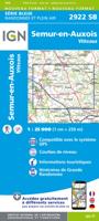 Wandelkaart - Topografische kaart 2922 SB - Serie Bleue Semur-en-Auxois - Vitteaux | IGN - Institut Géographique National