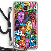 Vexx Mixtape: Samsung Galaxy A5 (2016) Transparant Hoesje met koord