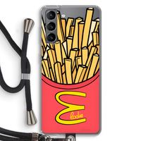 McElodie: Samsung Galaxy S21 Transparant Hoesje met koord