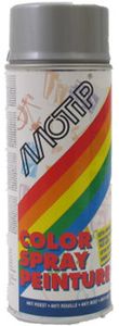 Motip spuitbus 400ml aluminium metallic