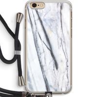 Gestreepte marmer: iPhone 6 PLUS / 6S PLUS Transparant Hoesje met koord