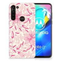 Motorola Moto G8 Power TPU Case Pink Flowers