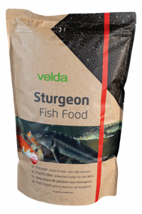 Velda Sturgeon Fish Food 3000ml - 3mm GMO-Vrij Bodemvoer voor Steuren, Optimale Gezondheid