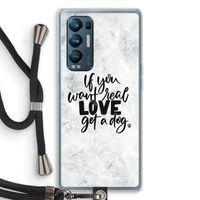 Partner in crime: Oppo Find X3 Neo Transparant Hoesje met koord