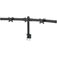 SpeaKa Professional SP-1664324 Monitor-tafelbeugel 3-voudig 33,0 cm (13) - 61 cm (24) Zwart In hoogte verstelbaar, Zwenkbaar, Roteerbaar