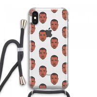 Kanye Call Me?: iPhone XS Max Transparant Hoesje met koord