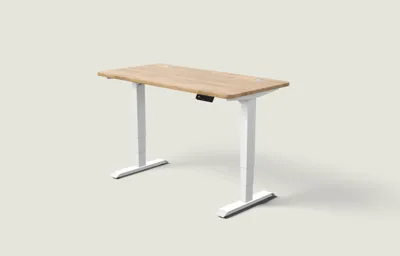 Desktronic HomePro bureau Wit / Massief Eiken / 140x70 cm