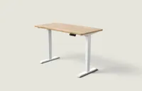 Desktronic HomePro bureau Wit / Massief Eiken / 140x70 cm