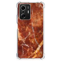 Xiaomi 11T | 11T Pro Anti-Shock Hoesje Marmer Bruin