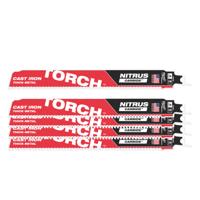 Milwaukee Heavy Duty TORCH™ met Nitrus Carbide™ | TCT TORCH NITRUS 230mm x 8 Tpi | 5 pc - 48475562