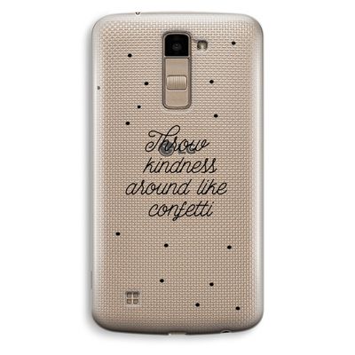 Confetti: LG K10 (2016) Transparant Hoesje