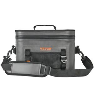 VEVOR hard-shell koeltas 16 blikken, thermische tas warmtetas isolatietas koeltas waterdicht, diepvriestas diepvriestas lunchtas kamperen, wandelen, vissen, varen