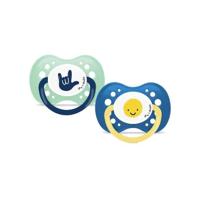 2 Anatomische fopspenen - DODIE - A109 EDL - +18 maanden - Mathilde Cabanas Blauw