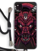 Hell Hound and Serpents: Pixel 4a 5G Transparant Hoesje met koord Hell Hound and Serpents: Pixel 4a 5G Transparant Hoesje met koord