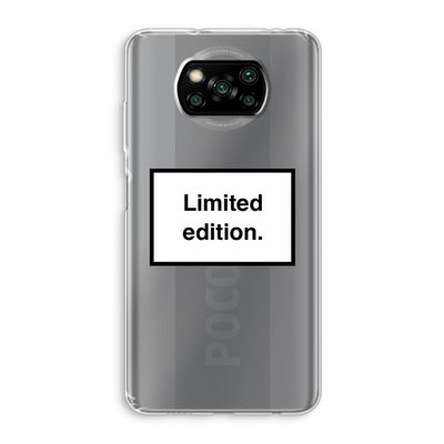 Limited edition: Xiaomi Poco X3 Pro Transparant Hoesje