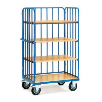 Fechtel Fetra Hauptartikel 8311-1 Etagewagen Universeel Staal Poedercoating Laadvermogen (max.): 500 kg Stralend blauw (RAL 5007)