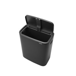 Brabantia Bo Touch Bin afvalemmer 60 liter met kunststof binnenemmer - Matt Black