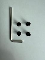 PRO-Mounts 4 stuurkolom schroeven + inbus xiaomi/ninebot