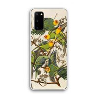 Carolinaparkiet: Samsung Galaxy S20 Transparant Hoesje