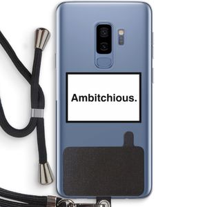 Ambitchious: Samsung Galaxy S9 Plus Transparant Hoesje met koord