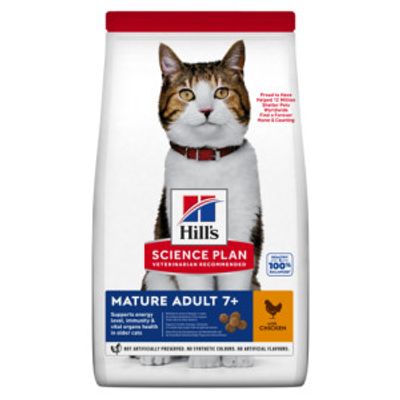 Hill&apos;s Mature Adult 7+ met kip kattenvoer 2 x 3 kg