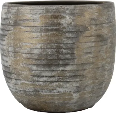 Floran Bloempot Funchal 24x22cm Bruin
