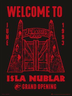 Poster Jurassic Park - Kunstdruk 30x40cm