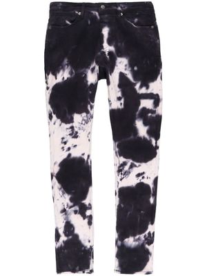 Ksubi jean skinny à motif tie-dye - Blanc