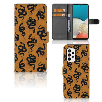 Telefoonhoesje | Met pasjeshouder | voor Samsung Galaxy A53 Snakes
