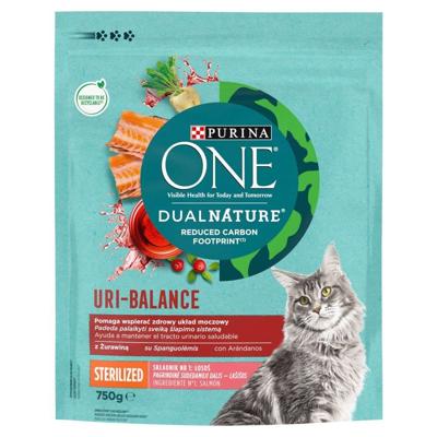 PURINA Dual Nature Uri-Balance Sterilized - droog kattenvoer - 750 g