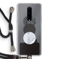 Marmeren cirkels: OnePlus 8 Transparant Hoesje met koord