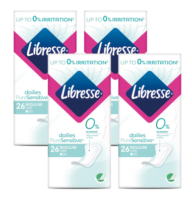 Libresse Dailies Pure Sensitive Inlegkruisjes Multiverpakking