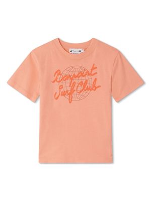 Bonpoint T-shirt met logoprint - Oranje Bonpoint T-shirt met logoprint - Oranje