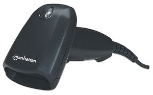 Manhattan 177672 USB-Kit Barcodescanner Kabel 1D CCD Zwart Handmatig USB