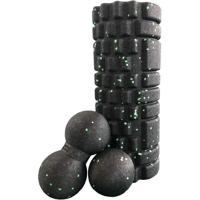 Massageset - SCHILDKRÖT - ZELFMASSAGESET - Zwart - Volwassenen - Fitness Massageset - SCHILDKRÖT - ZELFMASSAGESET - Zwart - Volwassenen - Fitness
