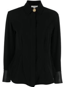 Vince chemise cintrée à boutonnière - Noir