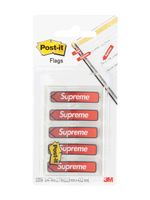 Supreme bloc note post-it à logo - Rouge