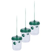 Set van 5x stuks wespenvangers/wespenvallen groen 13 cm - thumbnail