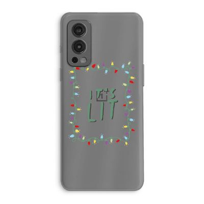 It's Lit: OnePlus Nord 2 5G Transparant Hoesje